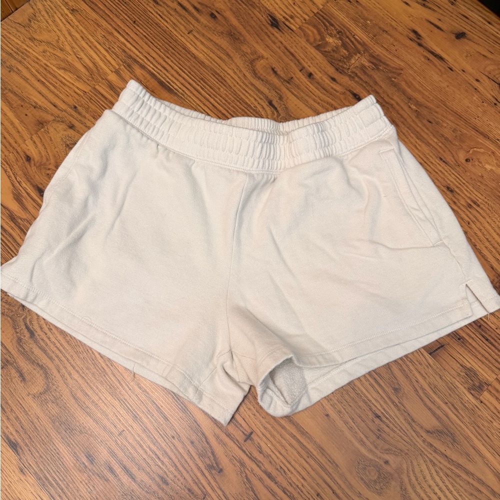 Aeropostale Women's Beige Sweat Shorts